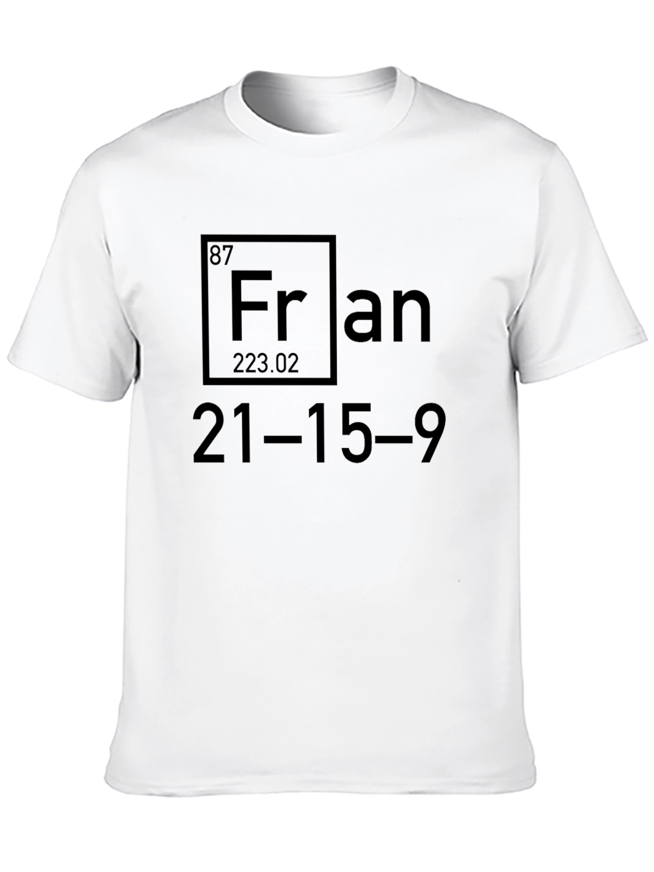 Camiseta Negra Fran: Elemento de Estilo Personalizado