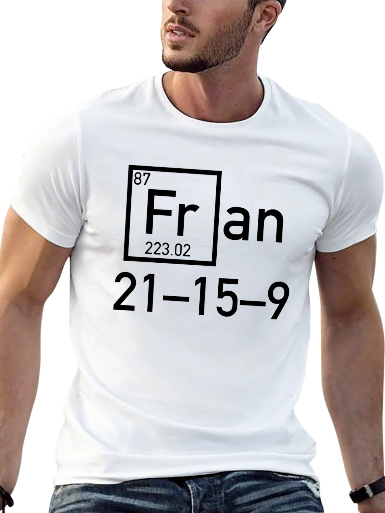 Camiseta Negra Fran: Elemento de Estilo Personalizado