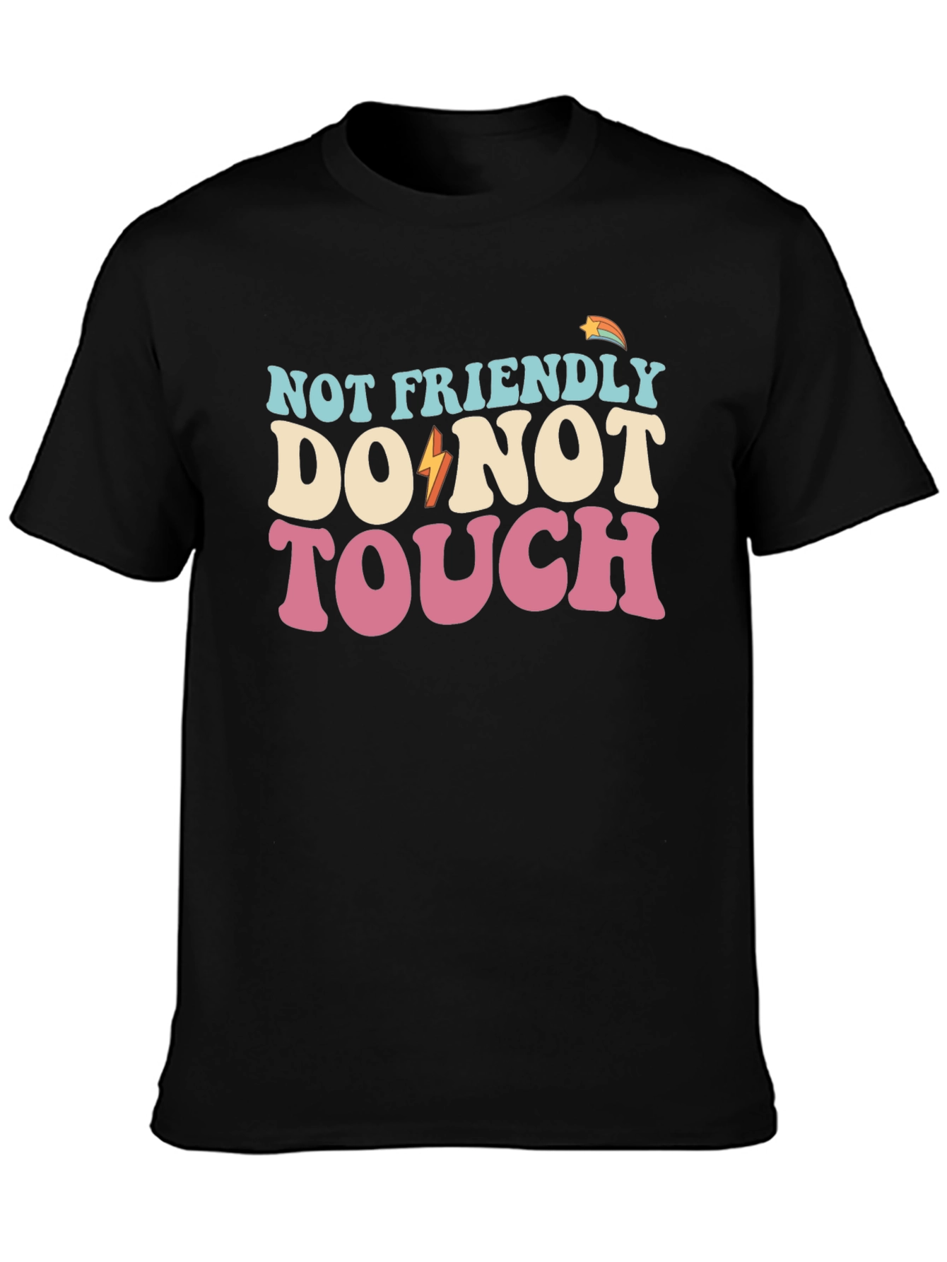 Camiseta No Amigable con Diseño Retro