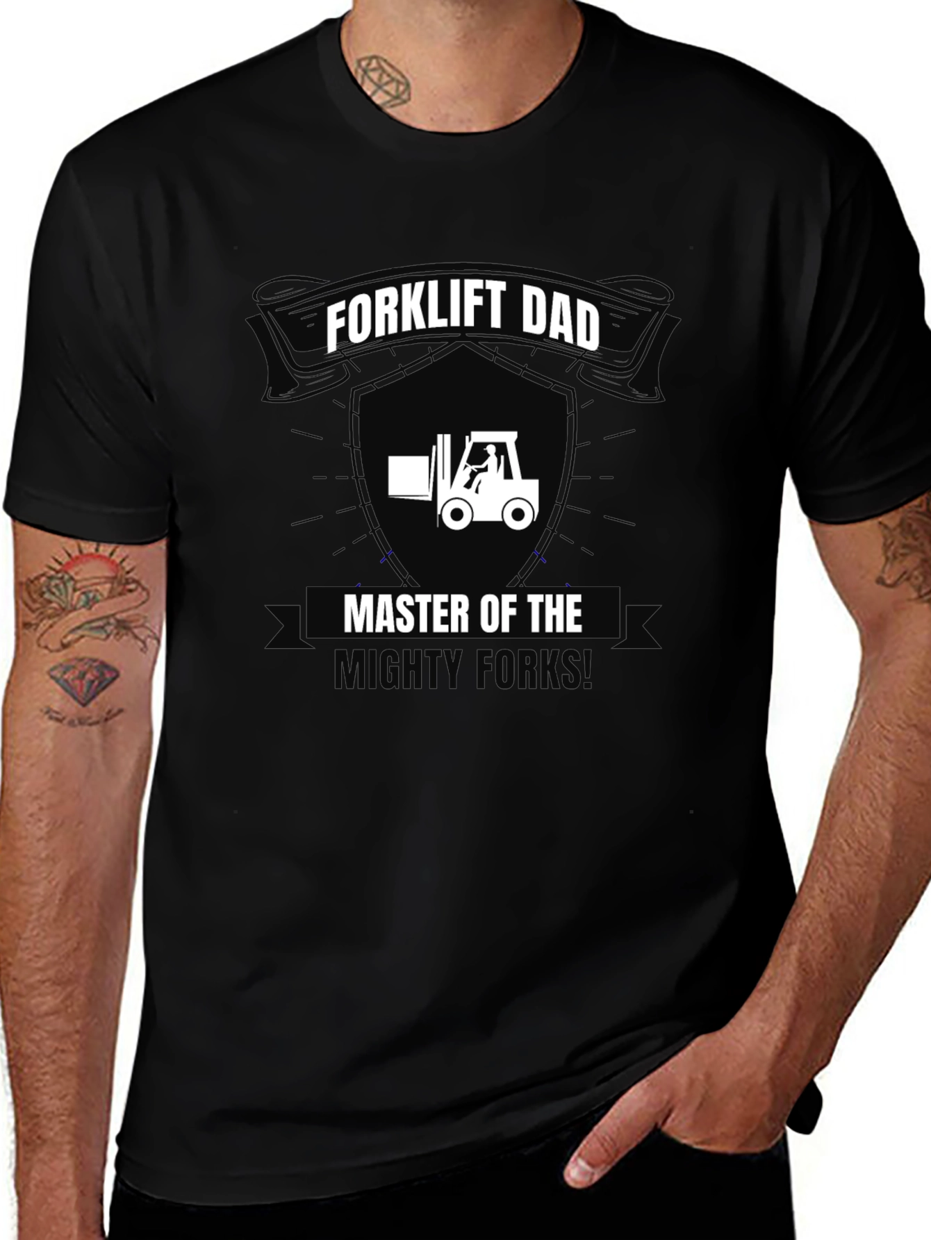 Camiseta Forklift Dad - Maestro de las Carretillas