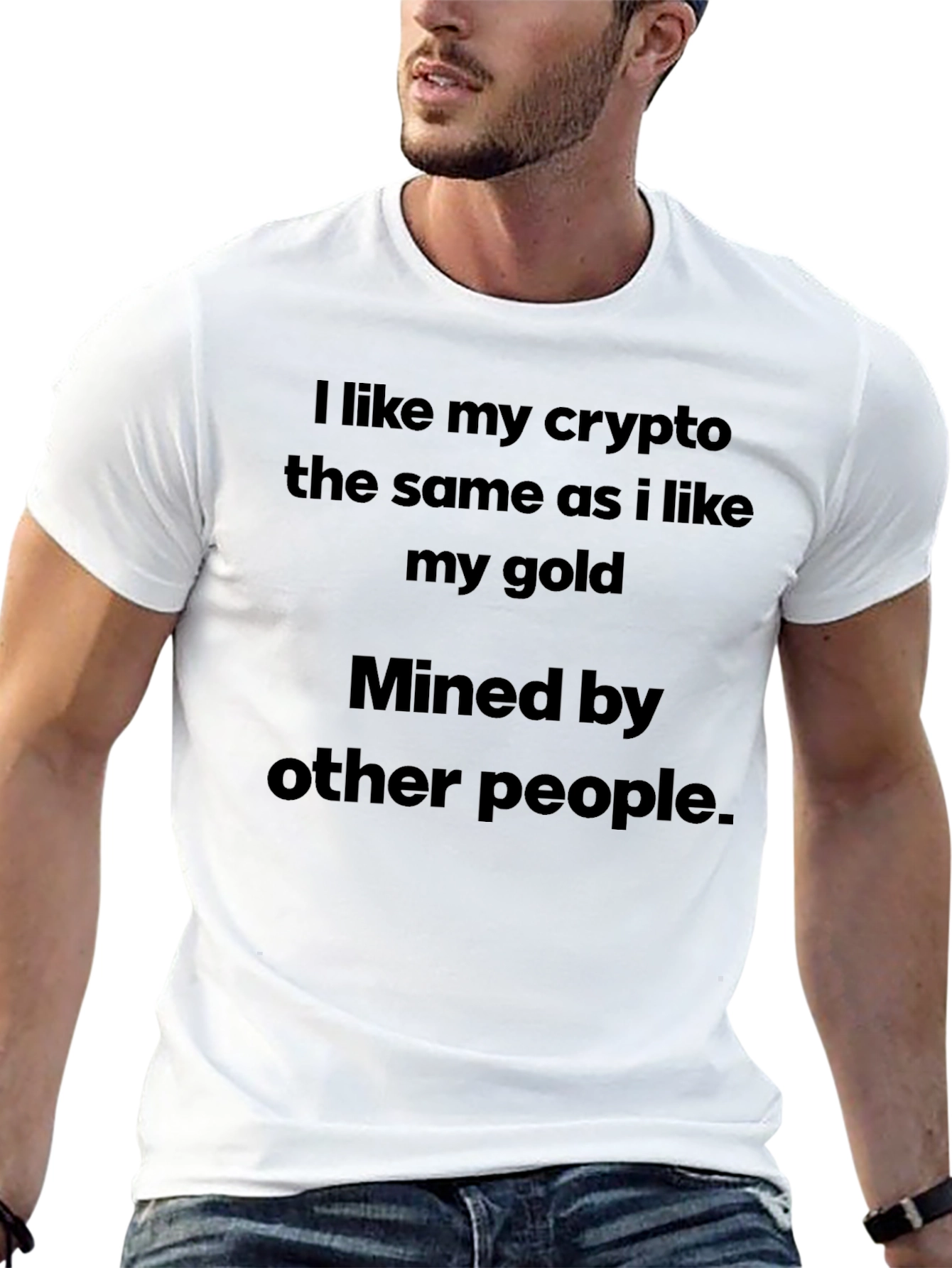 Camiseta Crypto/Oro Minada por Otros