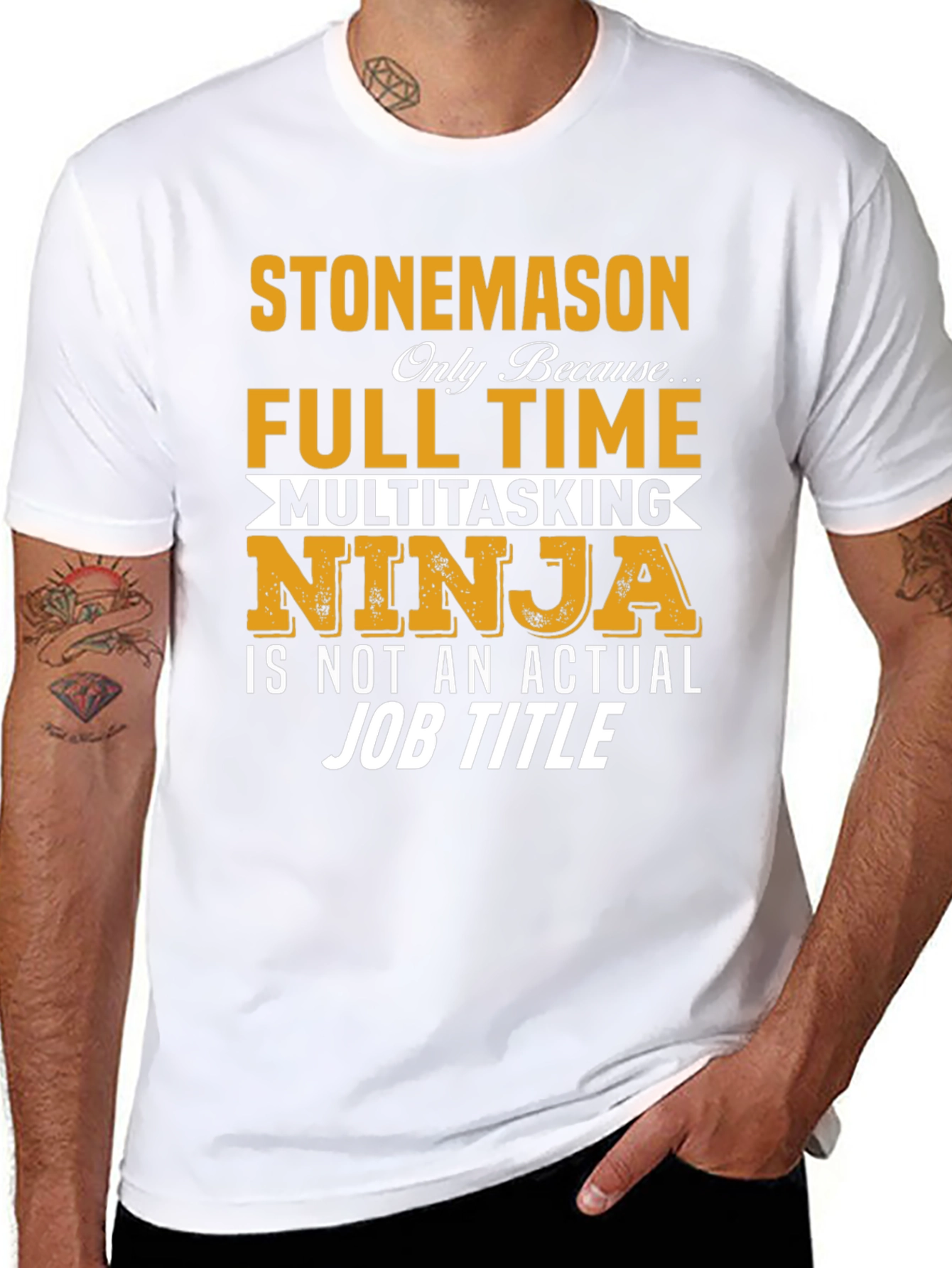 Camiseta Stonemason Full Time Multitasking Ninja