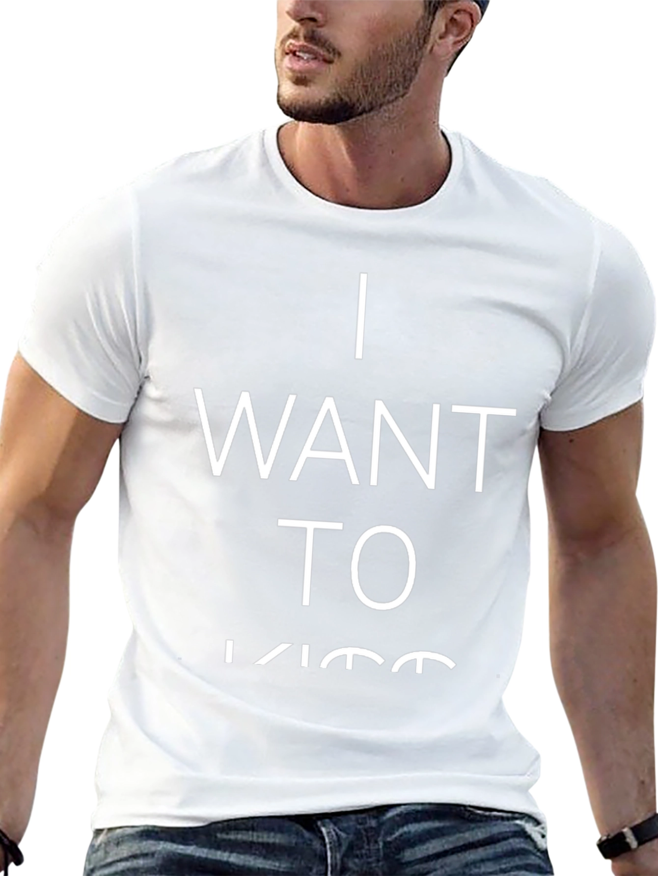 Camiseta Negra: Quiero Besar