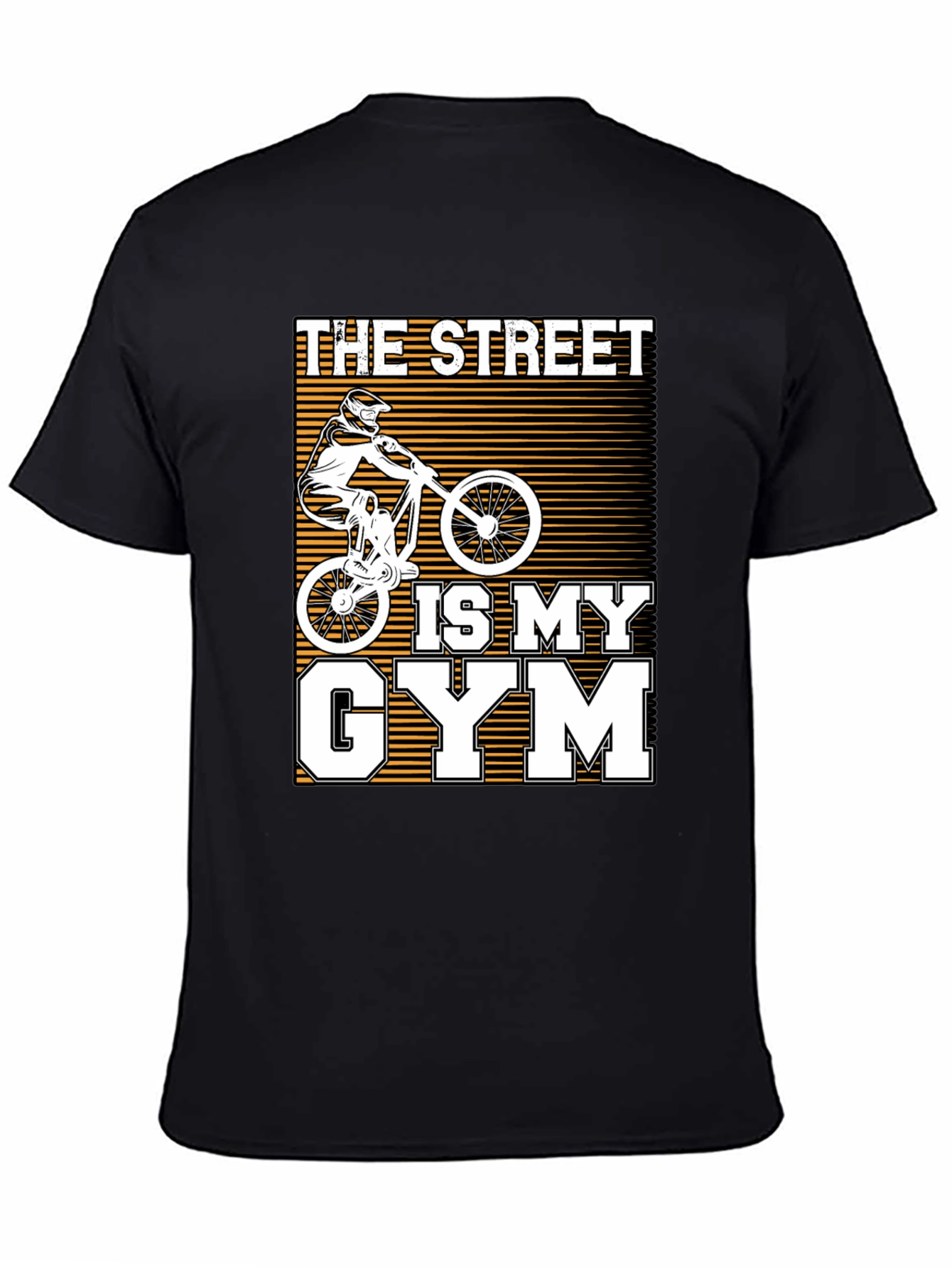 Camiseta The Street Is My Gym Negra
