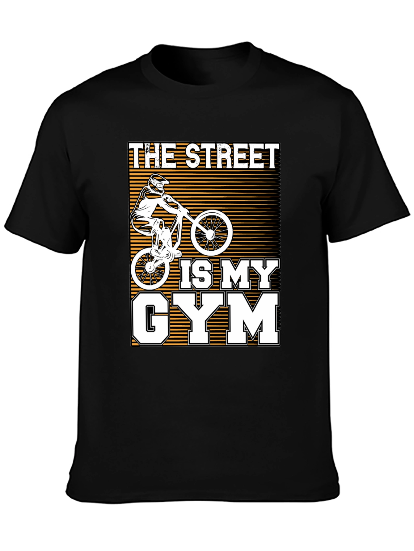 Camiseta The Street Is My Gym Negra