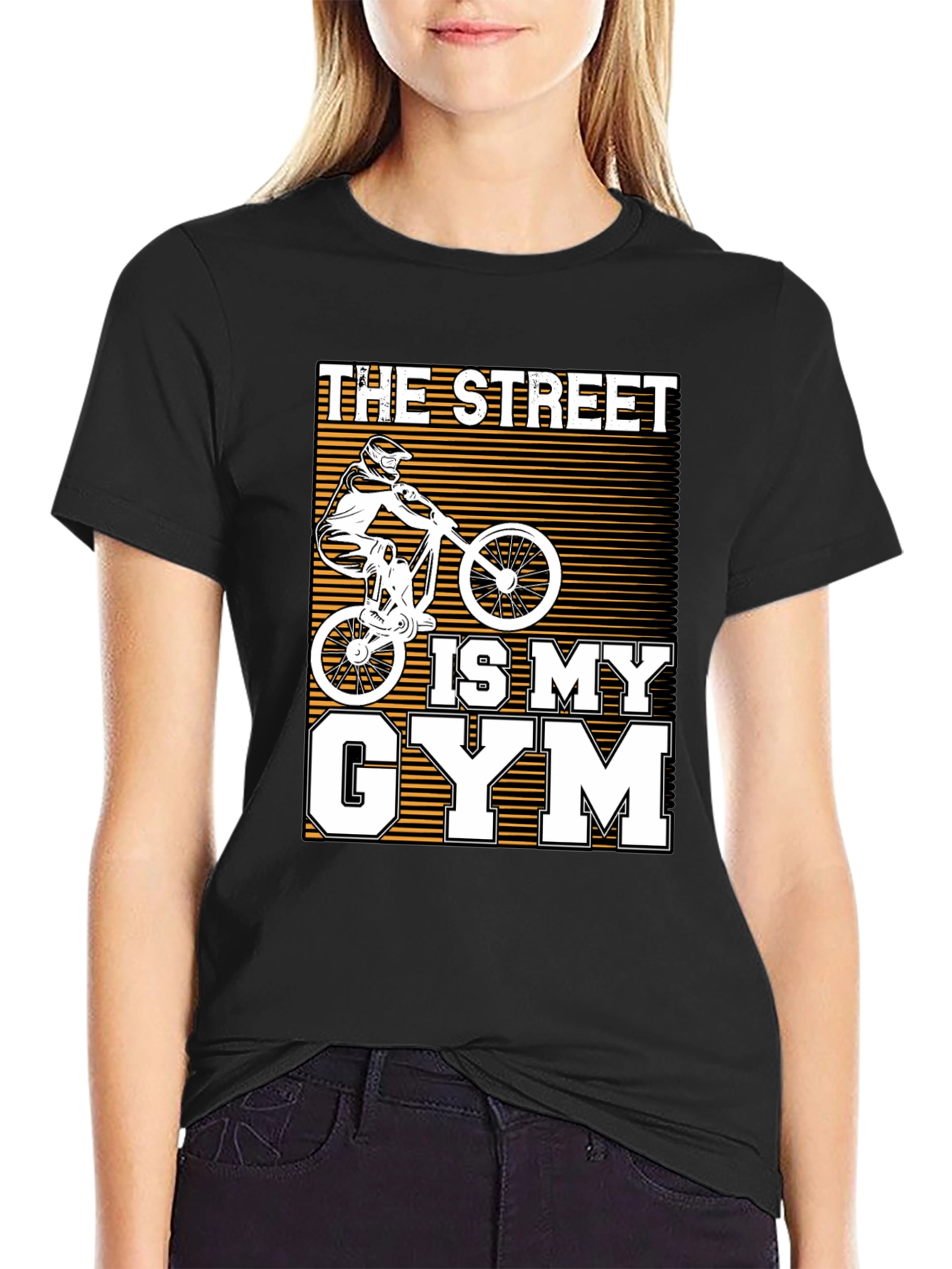 Camiseta The Street Is My Gym Negra