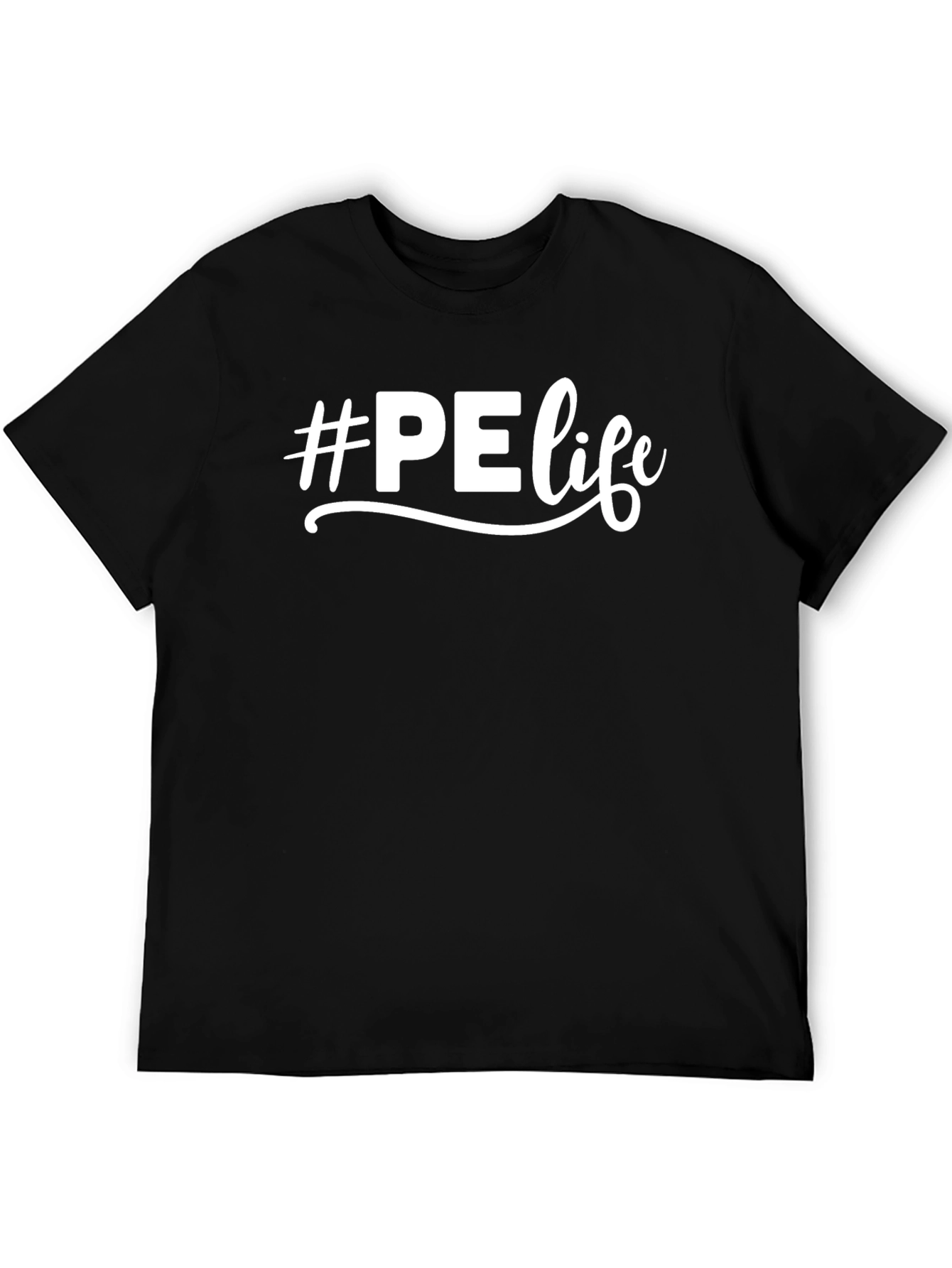 Camiseta Negra #PElife - Estilo y Comodidad