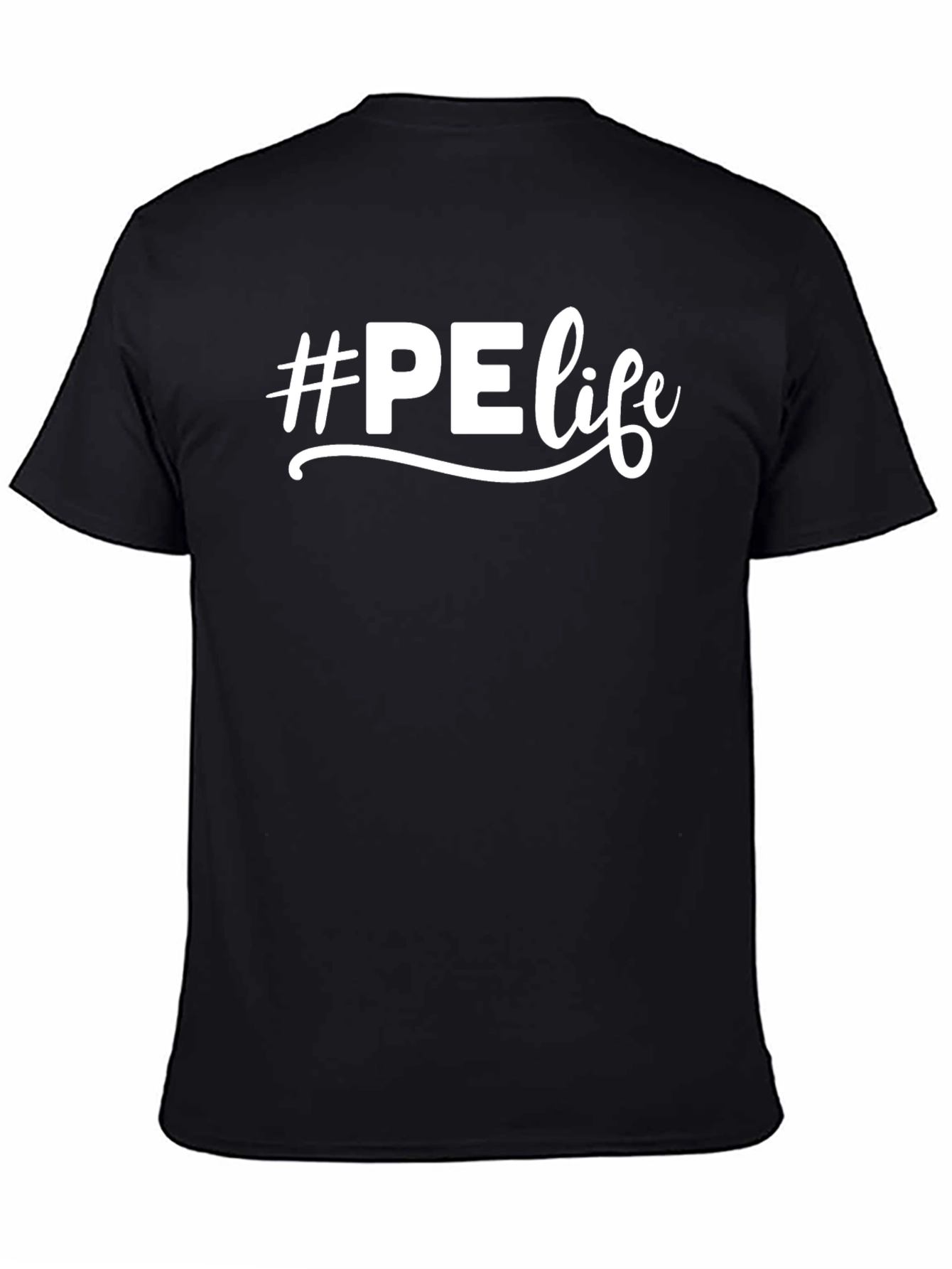 Camiseta Negra #PElife - Estilo y Comodidad