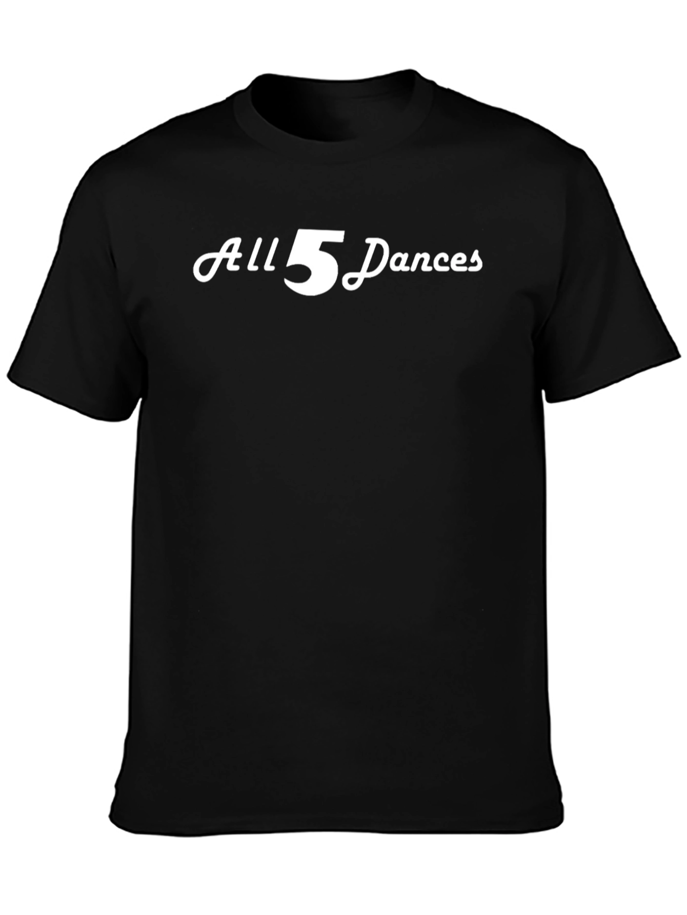 Camiseta Negra All 5 Dances para Hombre