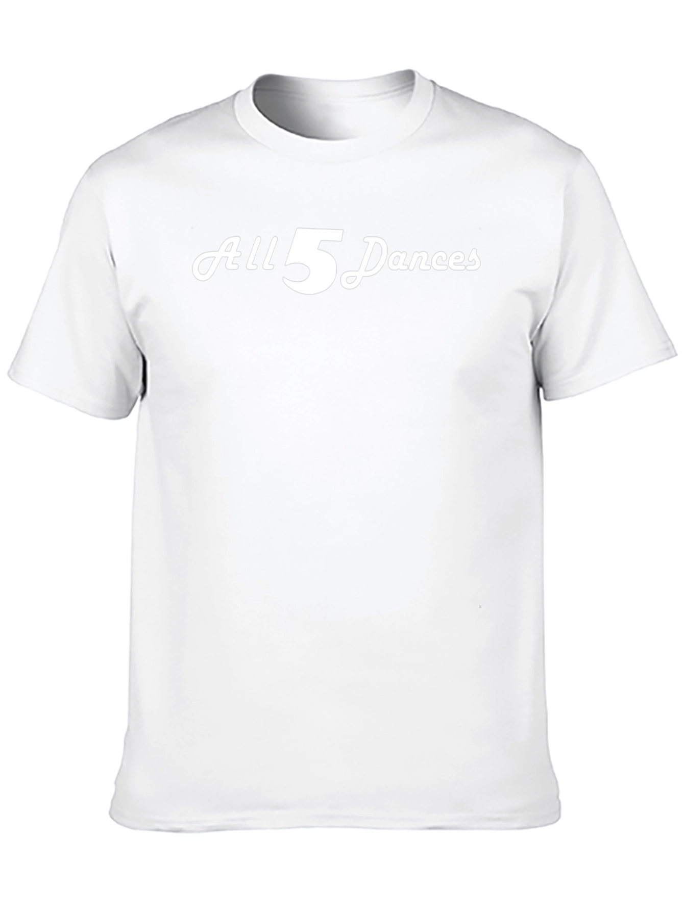Camiseta Negra All 5 Dances para Hombre