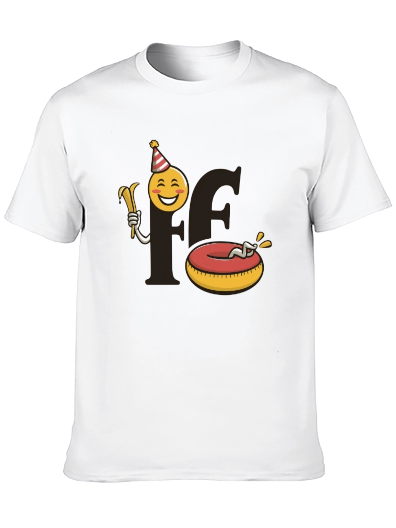 Camiseta Negra Divertida - Fiesta y Relajación