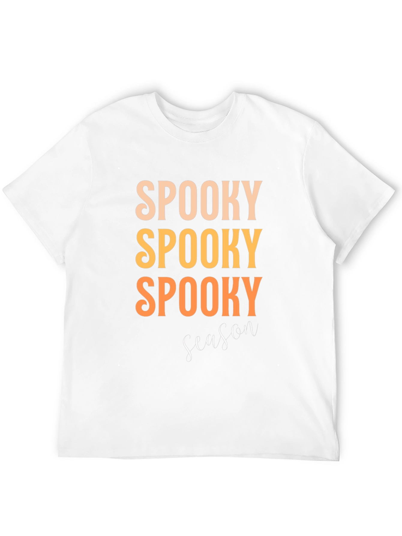 Camiseta Negra Spooky Season para Halloween