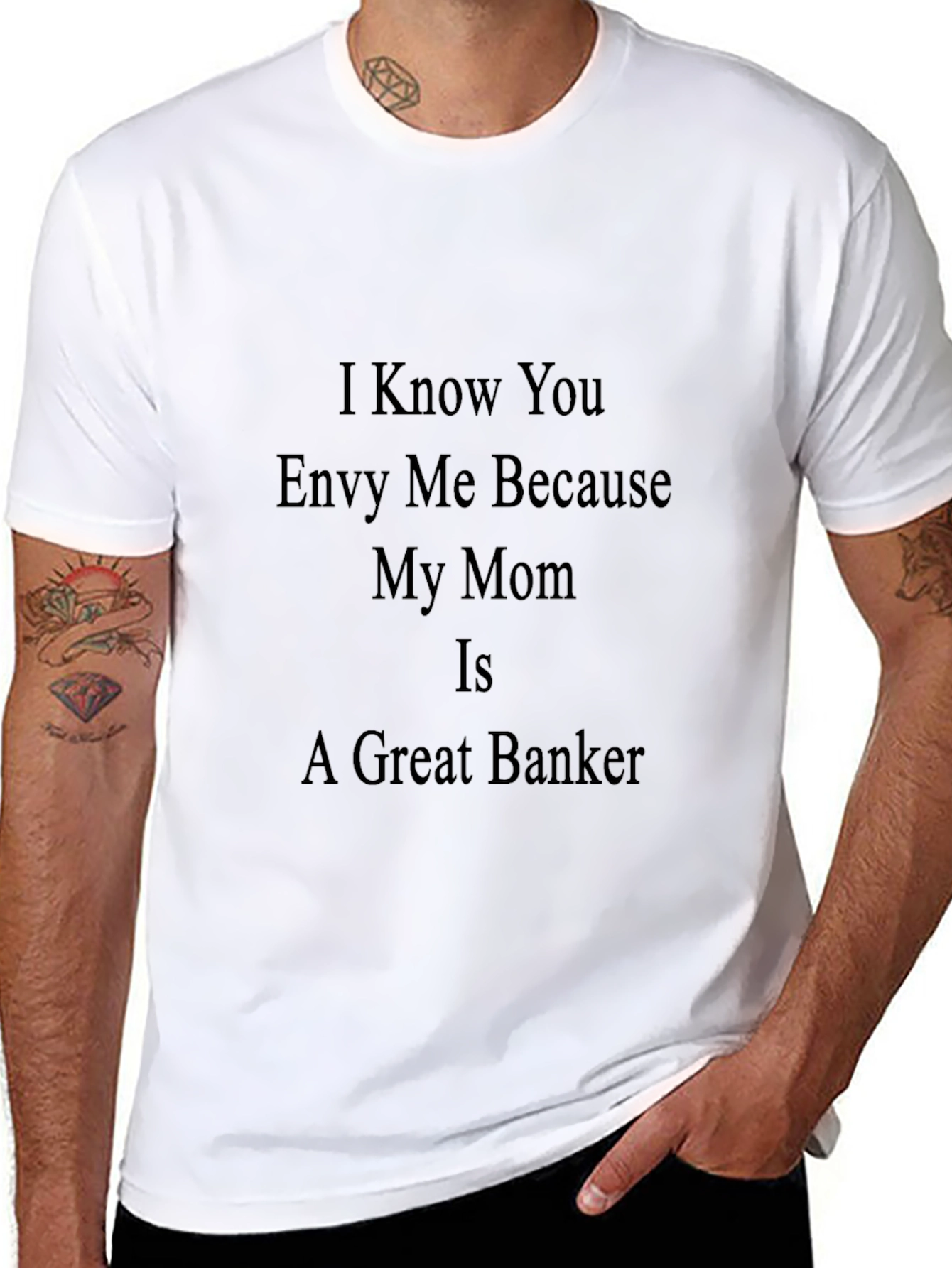 Camiseta Negra: Mi Mamá es una Gran Banquera