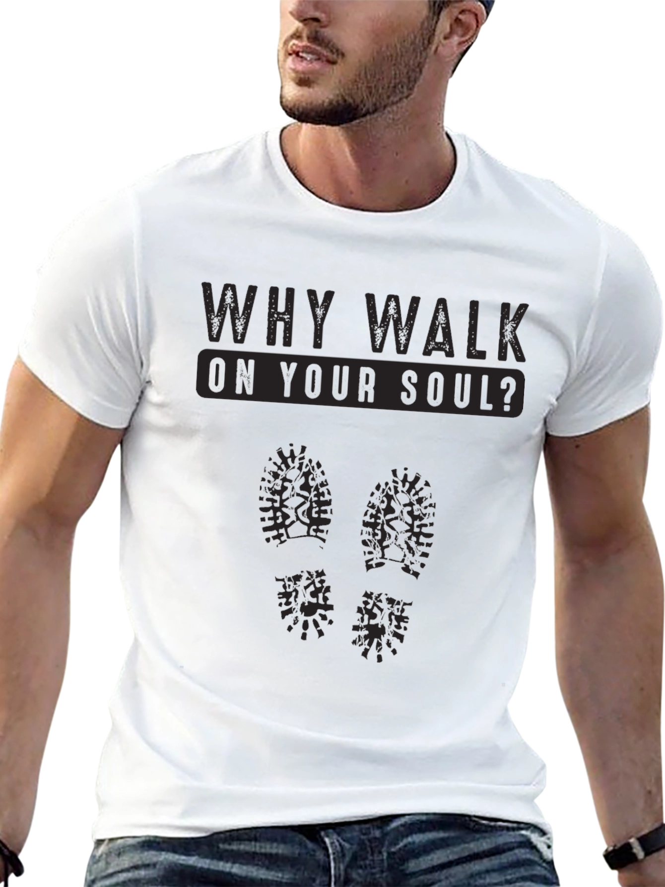 Camiseta Negra: ¿Por qué caminar sobre tu alma?