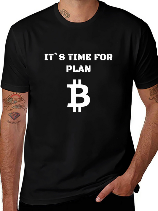 Camiseta Negra Plan B Bitcoin