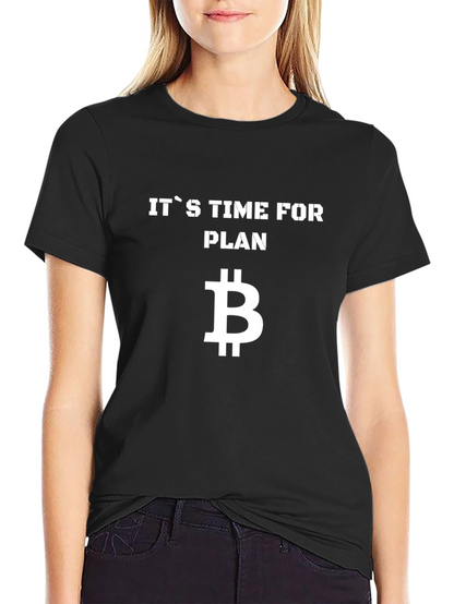 Camiseta Negra Plan B Bitcoin