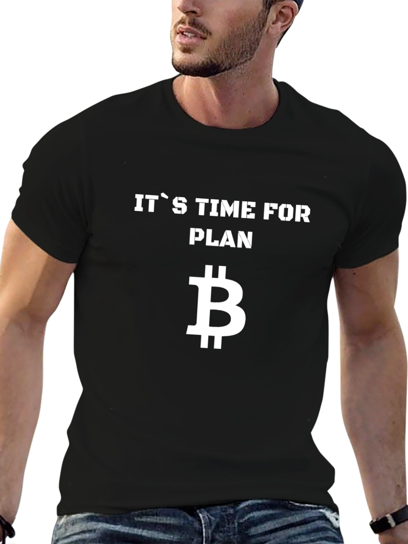 Camiseta Negra Plan B Bitcoin
