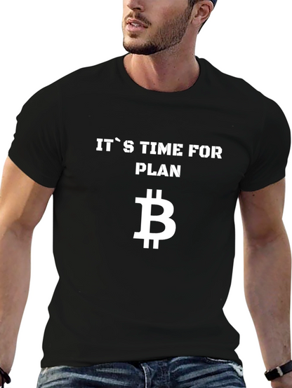 Camiseta Negra Plan B Bitcoin