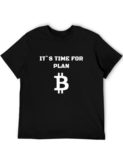 Camiseta Negra Plan B Bitcoin