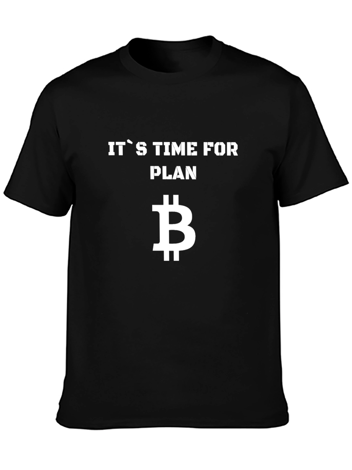 Camiseta Negra Plan B Bitcoin