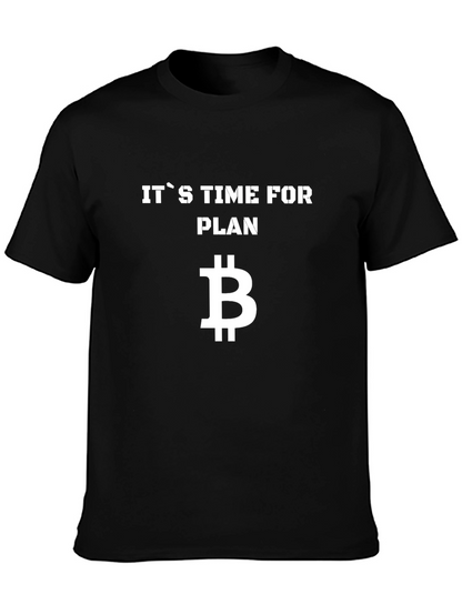 Camiseta Negra Plan B Bitcoin