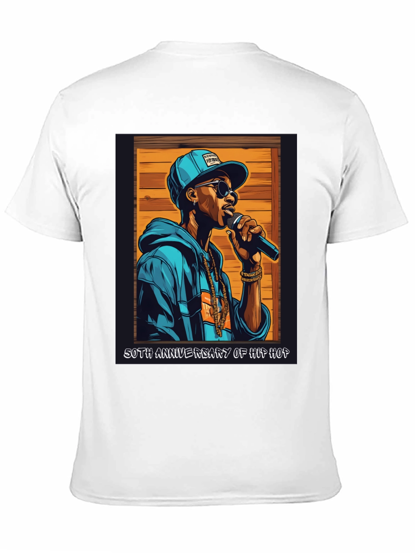 Camiseta Negra 50 Aniversario Hip Hop