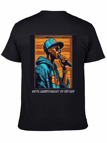 Camiseta Negra 50 Aniversario Hip Hop