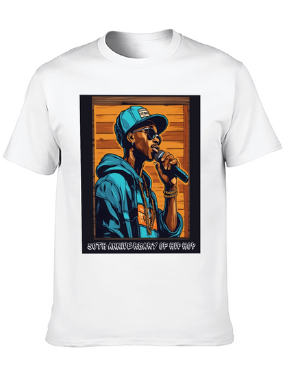 Camiseta Negra 50 Aniversario Hip Hop
