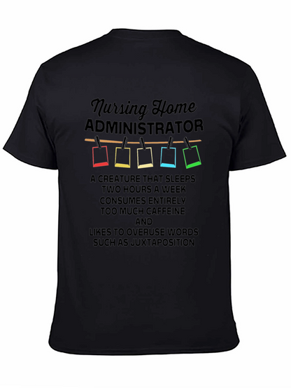 Camiseta Administrador de Hogar de Ancianos