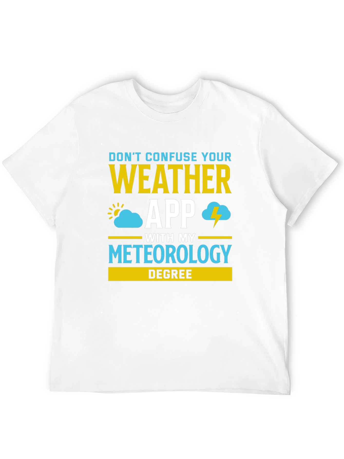 Camiseta Meteorología: ¡No Confundas App con mi Título!