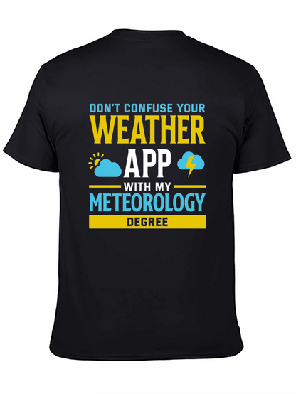 Camiseta Meteorología: ¡No Confundas App con mi Título!