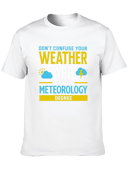 Camiseta Meteorología: ¡No Confundas App con mi Título!