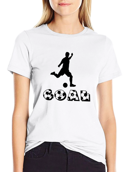 Camiseta Negra Fútbol GOAL