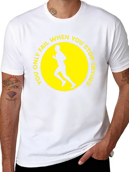 Camiseta Negra Motivacional Running