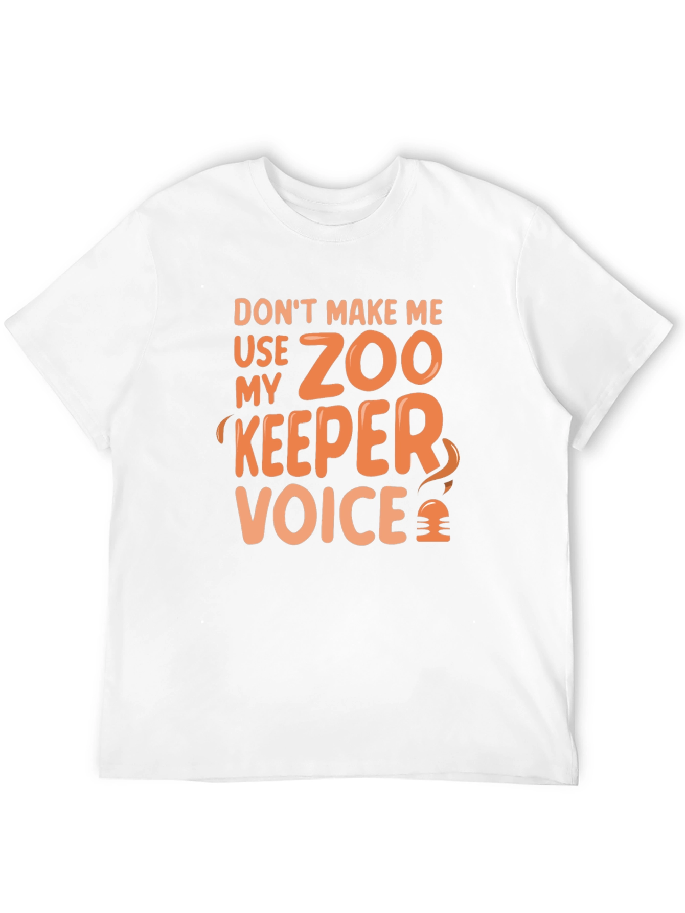 Camiseta Negra: Voz de Guardián del Zoo