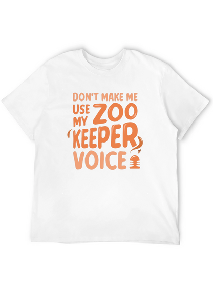 Camiseta Negra: Voz de Guardián del Zoo