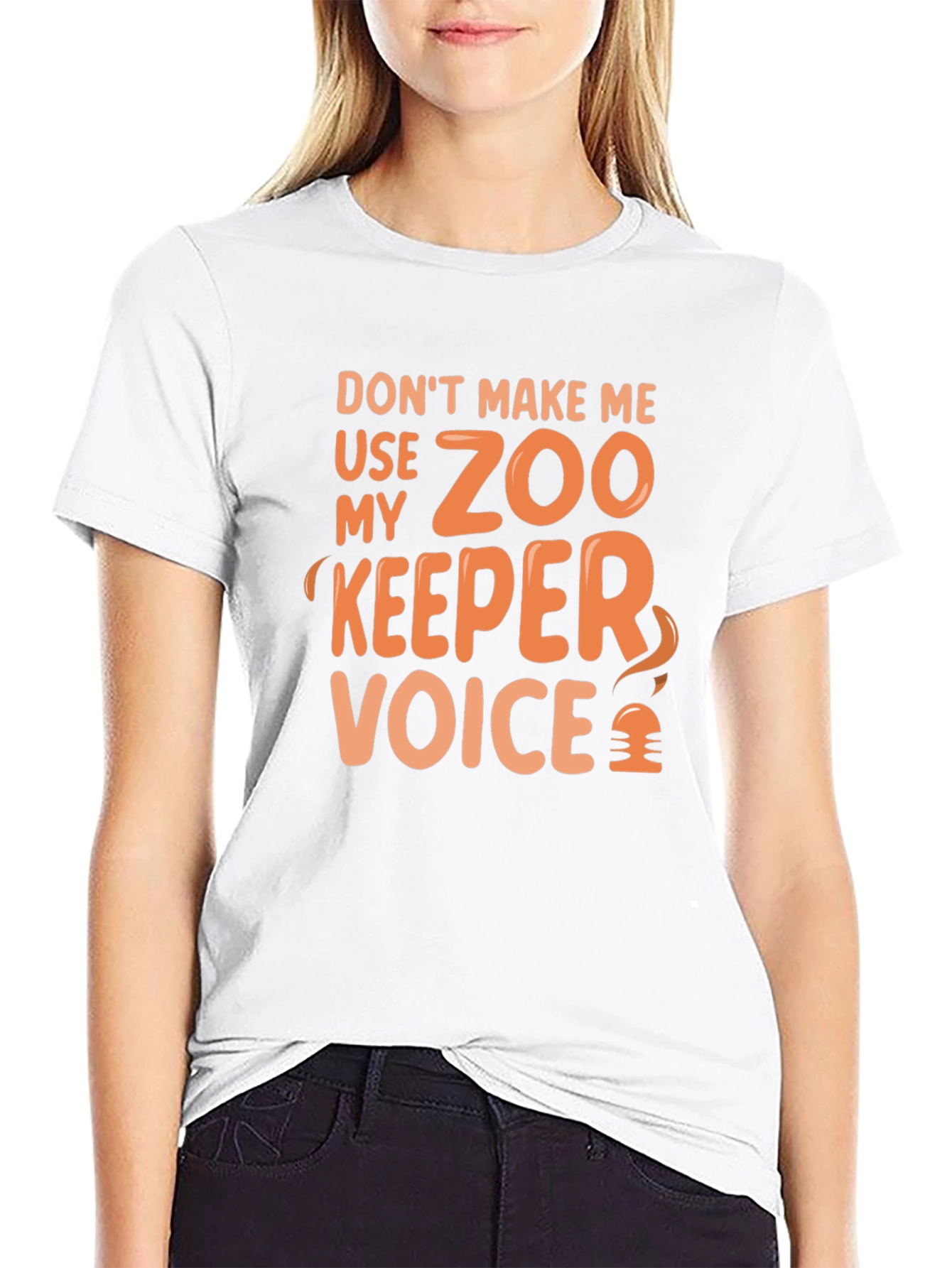 Camiseta Negra: Voz de Guardián del Zoo