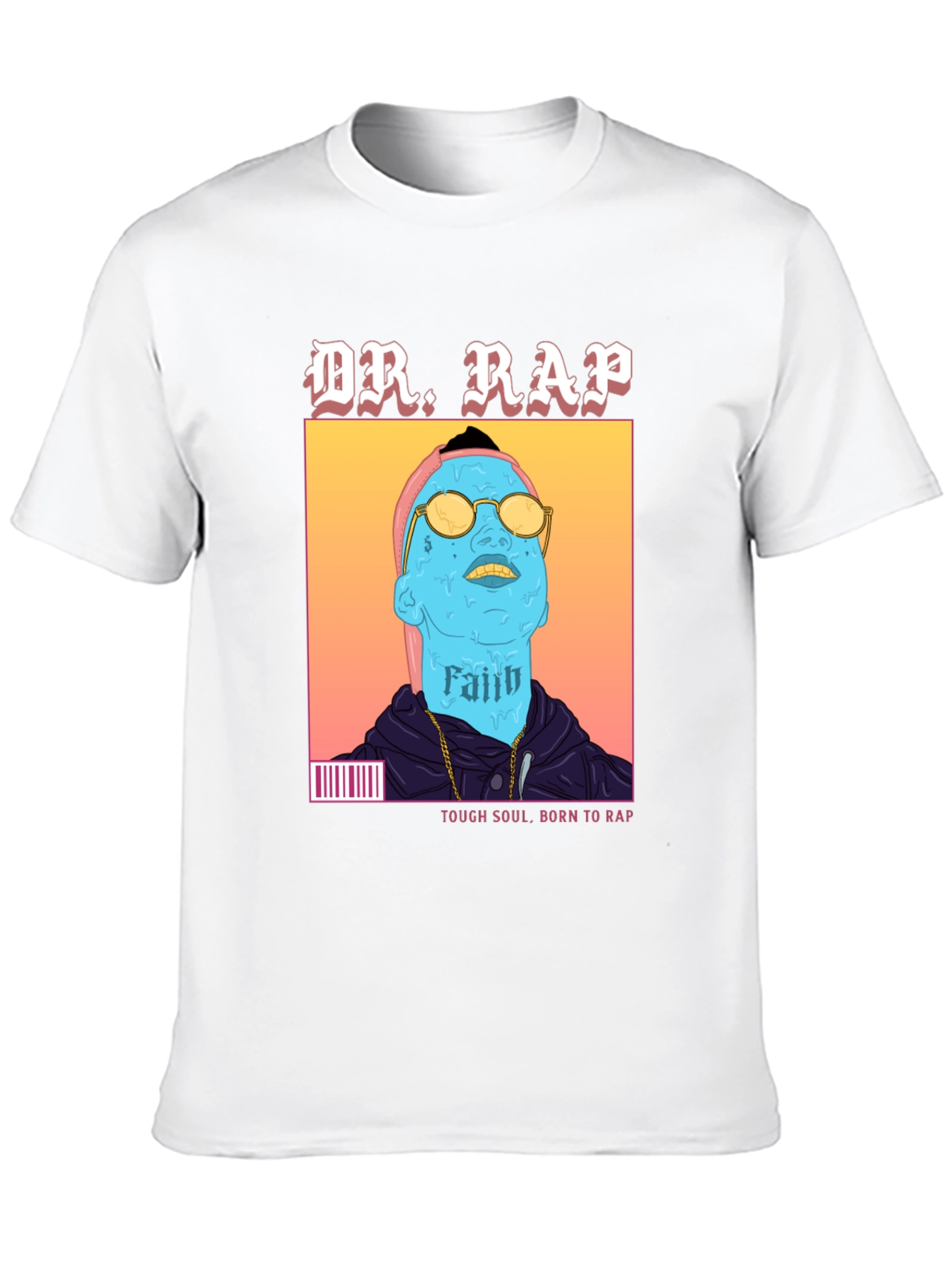 Camiseta Negra Dr. Rap - Estilo Urbano