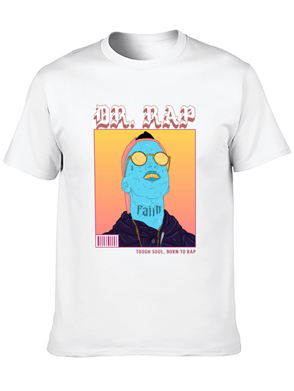 Camiseta Negra Dr. Rap - Estilo Urbano
