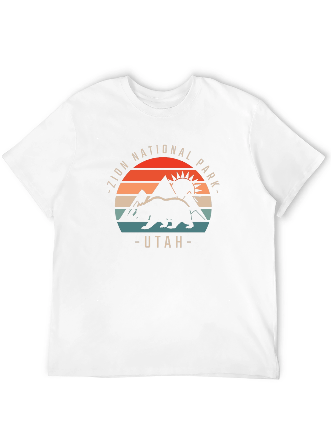 Camiseta Negra Parque Nacional Zion Utah