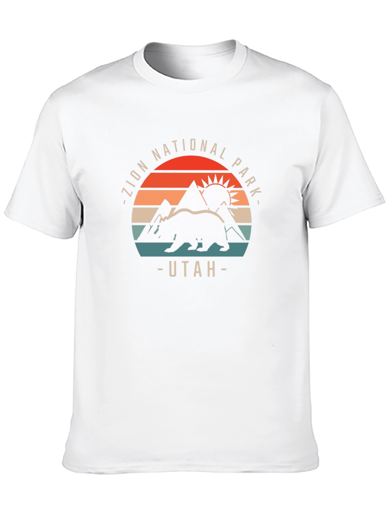 Camiseta Negra Parque Nacional Zion Utah