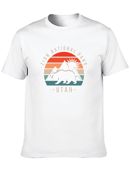 Camiseta Negra Parque Nacional Zion Utah