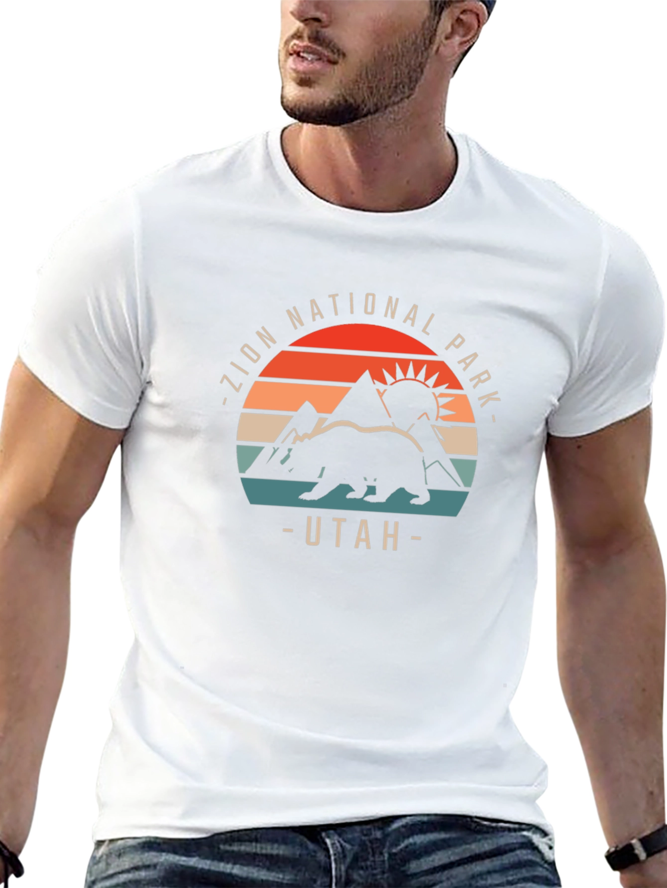 Camiseta Negra Parque Nacional Zion Utah
