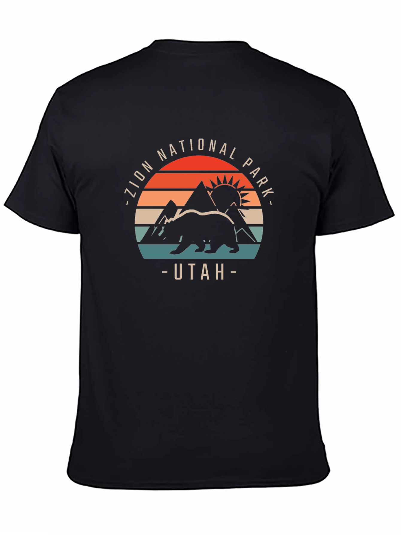 Camiseta Negra Parque Nacional Zion Utah