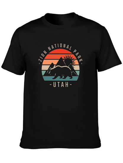 Camiseta Negra Parque Nacional Zion Utah