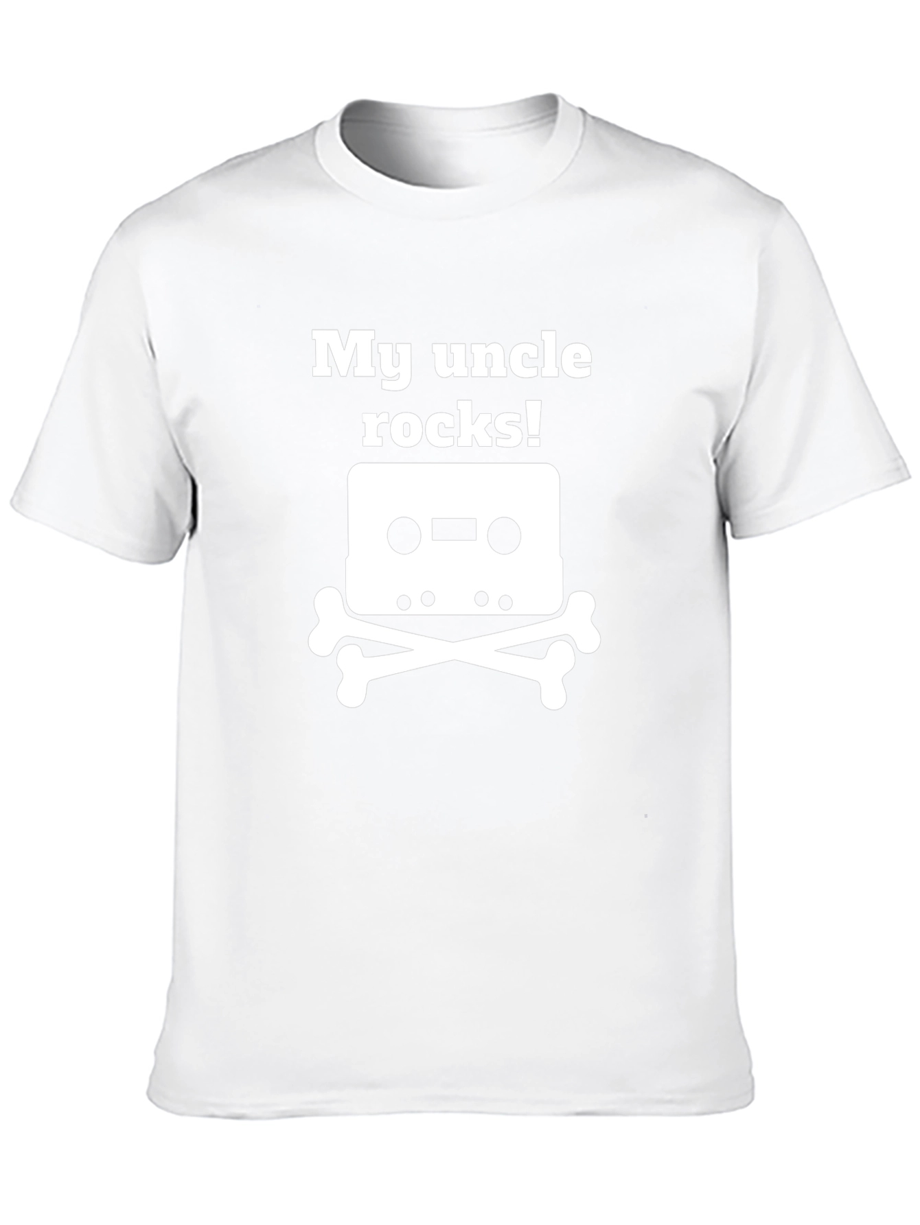 Camiseta Negra My Uncle Rocks!