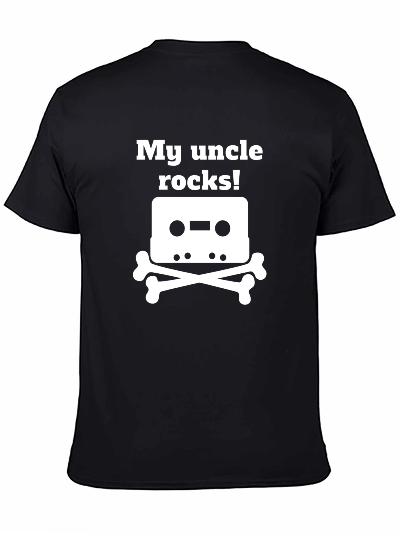 Camiseta Negra My Uncle Rocks!