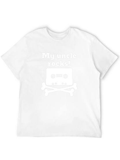Camiseta Negra My Uncle Rocks!