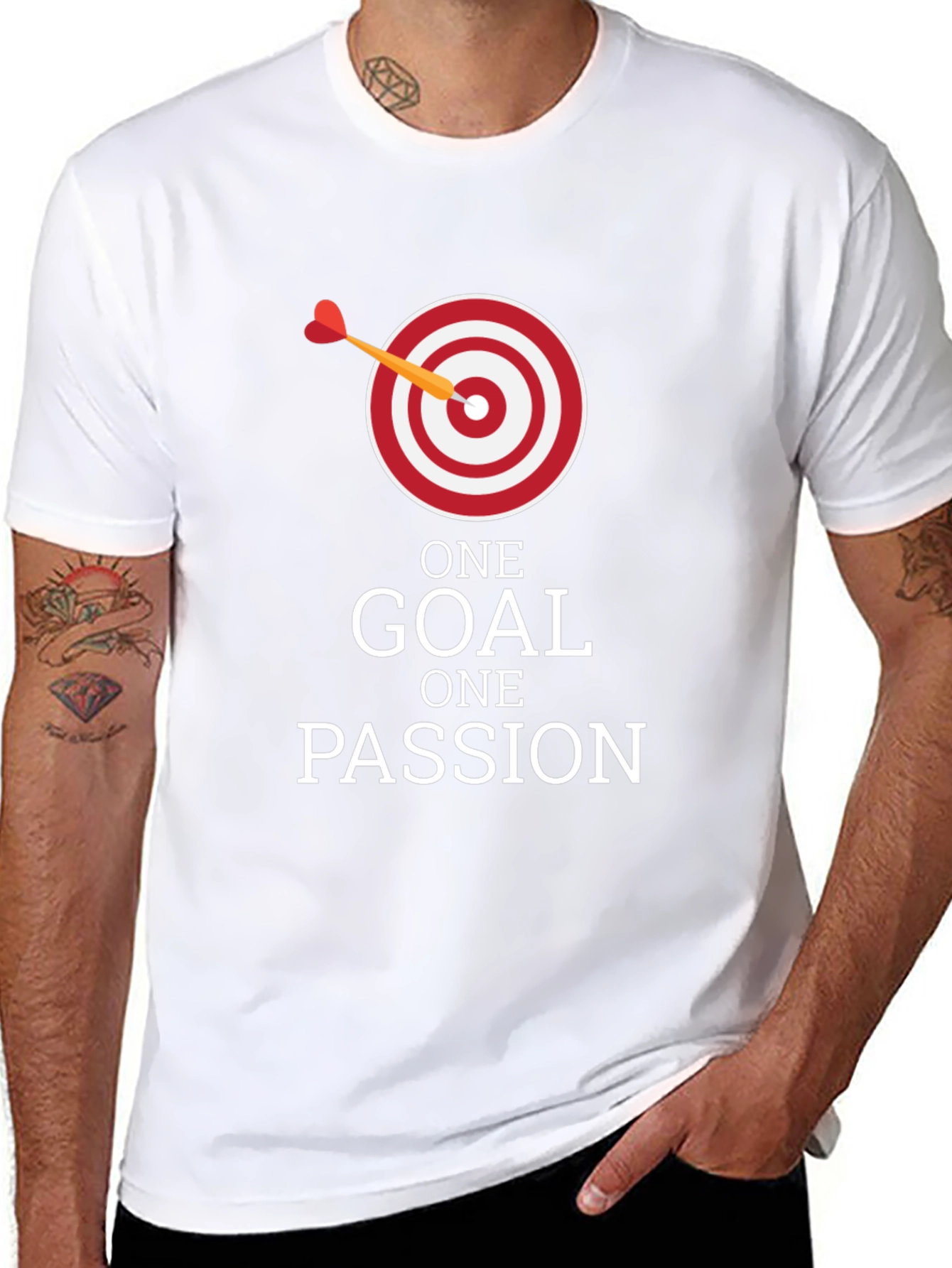 Camiseta Negra: Una Meta Una Pasión