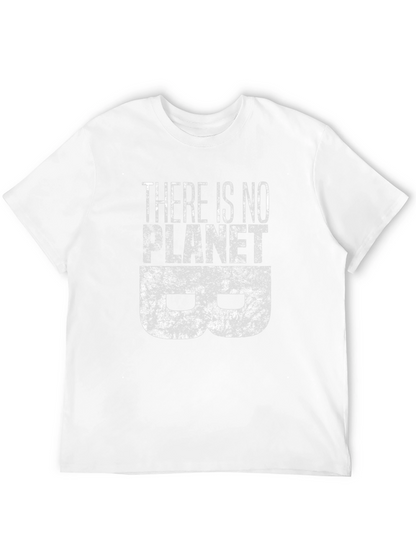 Camiseta Negra con Estampado No hay Planeta B